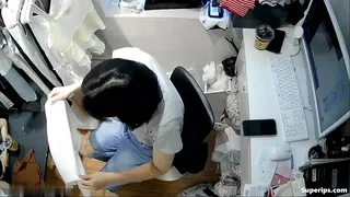 탈의실에서 환복하는 이쁜이들